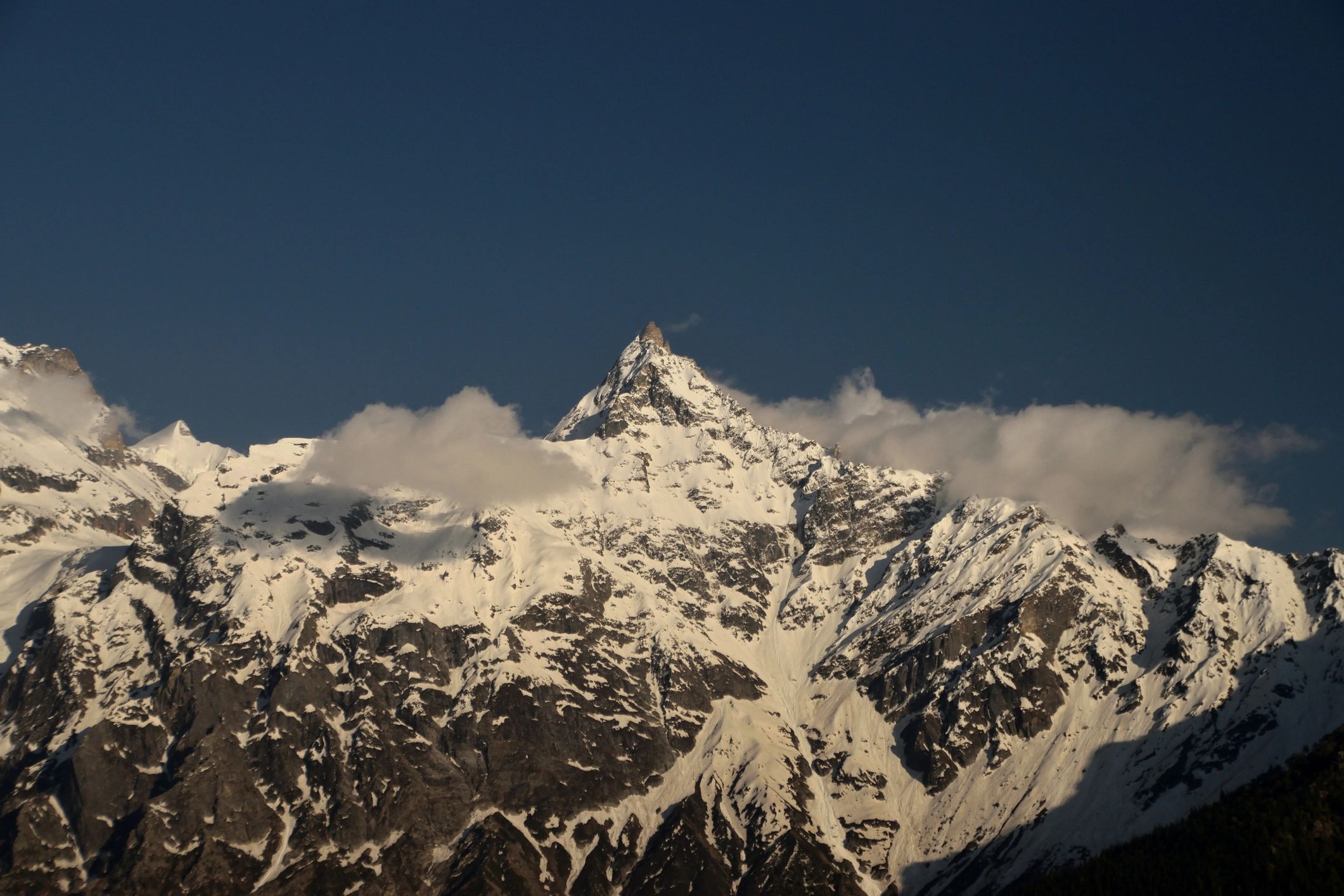 High mountain landscape in India